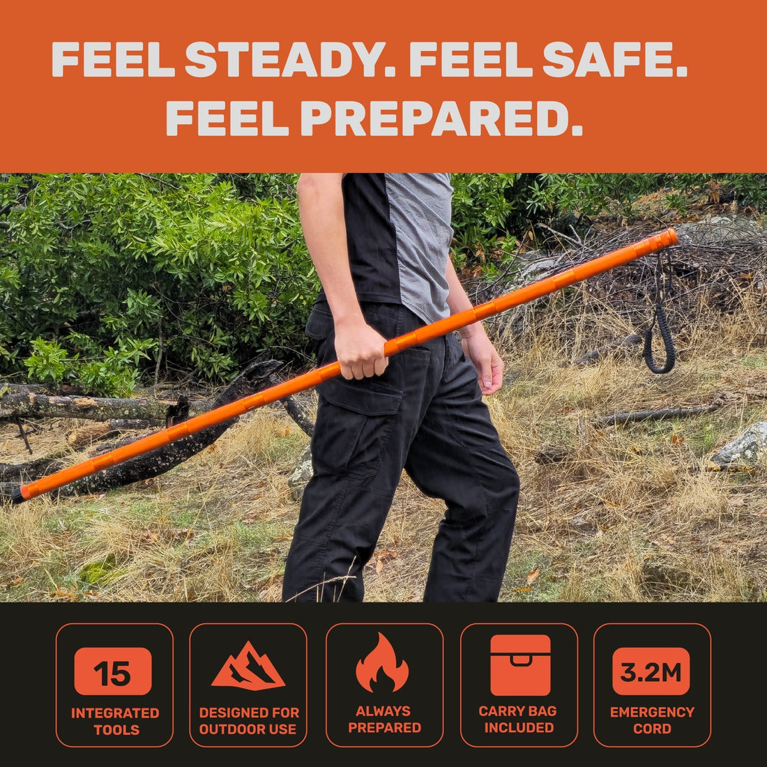 What Is a Tactical Hiking Stick and Why You Need One